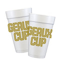 Geaux Cup Styrofoam Cups
