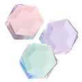 Sprinkles - Pastel Small Paper Plates (Multi-Color Pack, 18 count)
