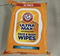 Arm & Hammer Ultra Max with Baking Soda Face & Body Wipes - 30 Pack