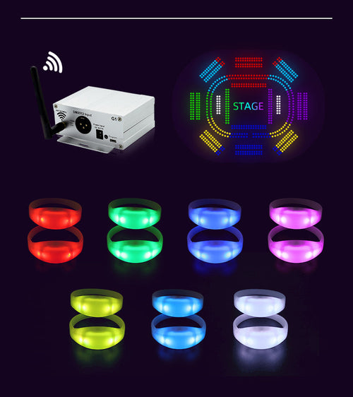 Remote Controlled LED Bracelets for Party Supplies