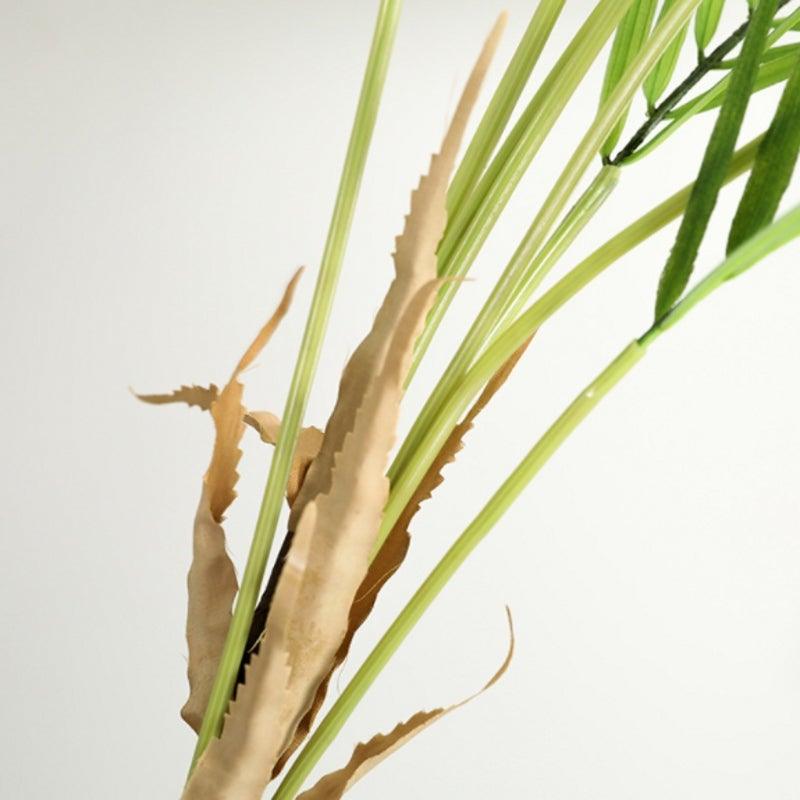Green Artificial Palm Leaves Plastic Tropical Tree Fake  Indoor Outdoor Garden Home Outdoor Decorations